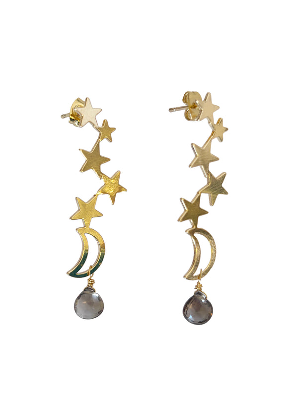 Star and Moon Earrings | Queen Magpie