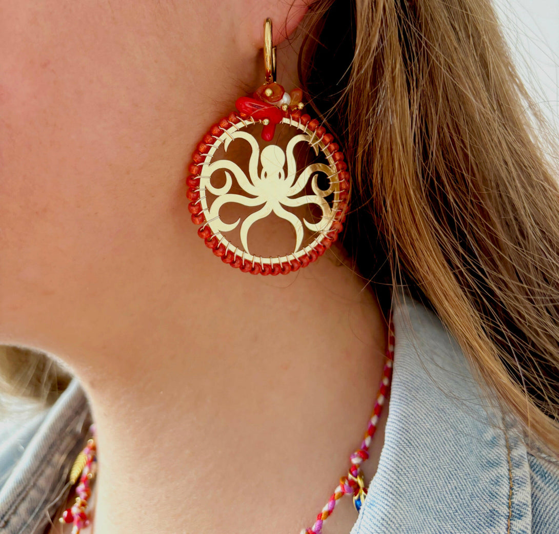 Octopus Earrings | Queen Magpie.